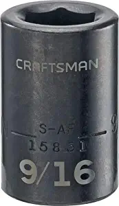 Best Craftsman 3/8 Drive 9/16 Socket