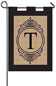 Best Monogram Garden Flag A