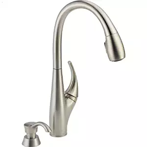 Best Delta Grant Single-Handle Pull-Out Sprayer Kitchen Faucet