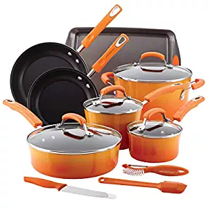 Best Rachael Ray Porcelain Ii Nonstick Cookware Set (14-Piece)