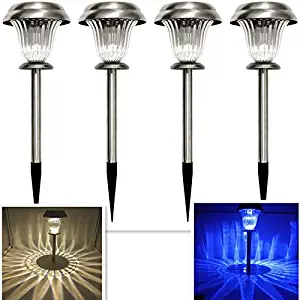 Best Solarglow Stainless Steel Led Solar Garden Lights, 15 Lumens