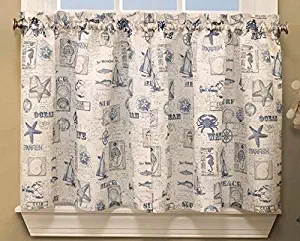 Best Beach Kitchen Curtains And Valances Set