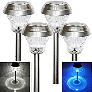 Best Solarglow Stainless Steel Led Solar Garden Lights, 15 Lumens