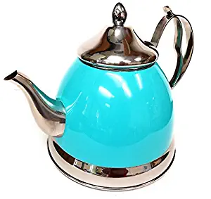 Best Teal Tea Kettle With Metal Handle