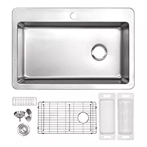 Best 30′ Kitchen Sink Drop In With Strainer