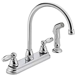 Best Delta Two Handle Kitchen Faucet With Spray