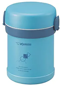 Zojirushi SL-MEE07AB Ms. Bento Stainless Lunch Jar, Aqua Blue, One size, (Renewed)