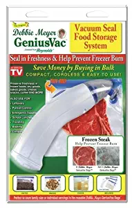 Debbie Meyers Resource Partner DMGV3QB GenuisVac Vacuum Seal Food Storage Syste