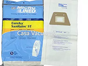40 Eureka Sanitaire Type ST Vacuum Bags, Express, Home Cleaning System 63213, 63213A, 63213-g5, 63213-10, S670D, S677D, SC678A, SC883A, SC888J, EUR 678, EUR 688, EUR 888