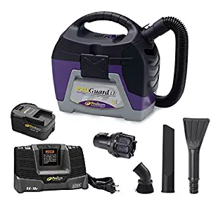 ProTeam ProGuard LI 3 Cordless Wet-Dry Vacuum Cleaner, 3-Gallon Portable Wet Dry Vacuum Handheld with Tool Kit