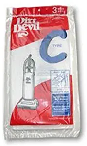 Dirt Devil Royal Upright Type C Paper Bags 3PK Manufacture Part # 3700147001 by Dirt Devil