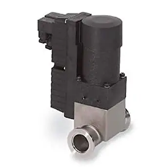 Edwards Vacuum C41611000 Solenoid Vacuum Valve; in-line, NW16, Aluminum, 110 VAC