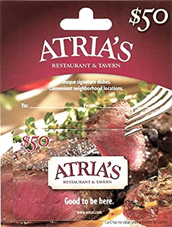 Atria's Restaurant & Tavern $50 Gift Card