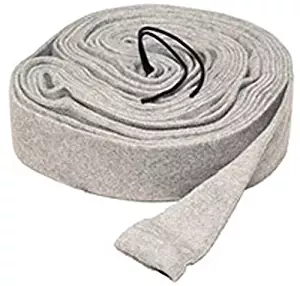 LifeSupplyUSA 35 ft Central Vacuum Knitted Hose Cover 35ft with Application Tube