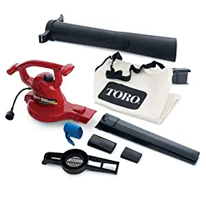 Toro 51619 Ultra Electric Blower Vac, 250 mph, Red