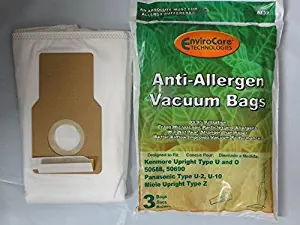 15 Kenmore Upright Anti Allergen Cloth Vacuum Bags for 50688 and 50690