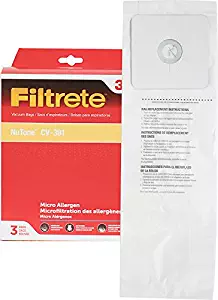 3M Filtrete NuTone CV-391 Micro Allergen Vacuum Bag
