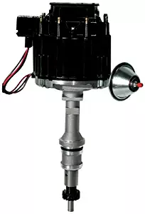 Proform 66969BK Vacuum Advance HEI Distributor with Steel Gear and Black Cap for Ford 221-302