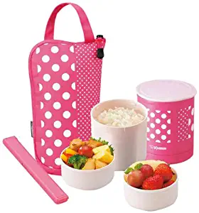 Zojirushi SZ-JA02PA Mini Bento Lunch Jar, Pink