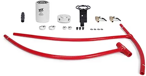 Mishimoto MMCFK-F2D-03RD Red 03-07 Ford 6.0L Power Stroke Engine Coolant Filter Kit