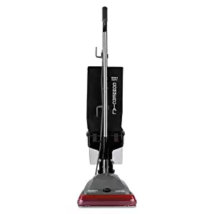 Electrolux Sanitaire Sanitaire Commercial Lightweight Bagless Upright Vacuum, 14 lbs, Gray/Red