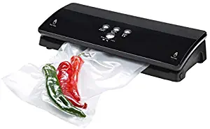 Vacuum Sealer,vacuum Bag Packaging And Sealing Machine Preservation, Fully Automatic, Plastic Packaging, Household Easy To Store100v-2400v (Color : Black)