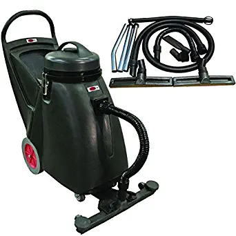 Viper Cleaning Equipment SN18WD Shovelnose 18 gal Wet/Dry Vacuum, 24" Cleaning Path, 2 10" Non-Marking Wheels, 50' Power Cable, 2 Stage Vacuum Motor, 9' Vacuum Hose