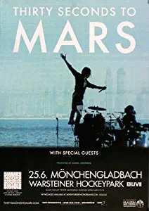 30 Seconds to Mars - In The Air MGB 2014 - Poster, Concertposter, Concert