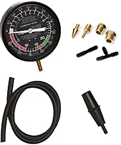 WIN.MAX Carburetor Carb Valve Fuel Pump Pressure & Vacuum Tester Gauge Test Kit