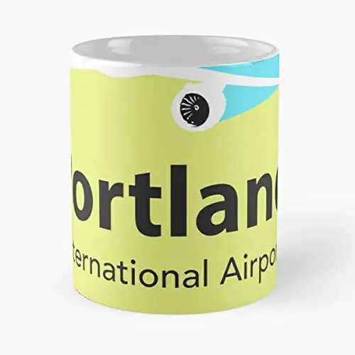 Takeoff Portland Oregon Us Funny Floral Coffee Mugs Gifts