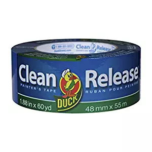 Duck Clean Release Blue Painter's Tape, 2-Inch (1.88-Inch x 60-Yard), Single Roll, 240195