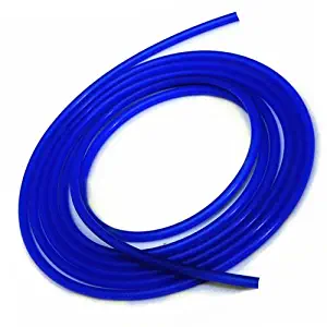 Upgr8 Universal Inner Diameter High Performance 5 Feet Length Silicone Vacuum Hose Line (12MM(15/32 Inch), Blue)