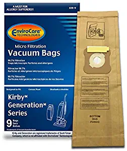 EnviroCare Replacement Vacuum Bags for Kirby Generation 1,2,3,4,5,6 and Ultimate G 9 Pack