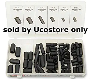 Shop-Tek / C-H 80-Piece Vacuum Cap Assortment, CAPVC80 - Sold by Ucostore Only