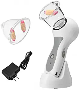 CellulessMD Cell U Vac Electric Breast Augmentation Body Massager, Body Vacuum Anti-Cellulite Massage Device Therapy Treatment Apparatus