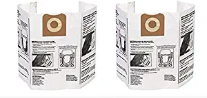 Ridgid VF3502 High Efficiency, Dry Pickup Dust Bags for 12-16 Gallon Ridgid Wet/Dry Vacuums (2 x Pack of 2)