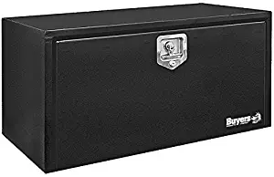 Buyers Products Black Steel Underbody Truck Box w/ T-Handle Latch (24x24x36 Inch)