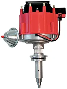 Proform 67040 Vacuum Advance HEI Distributor with Steel Gear and Red Cap for Mopar 273-360