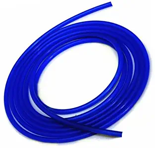 Upgr8 Universal Inner Diameter High Performance 5 Feet Length Silicone Vacuum Hose Line (3MM(1/8 Inch), Blue)