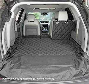 4Knines SUV Cargo Liner for Fold Down Seats - 60/40 Split and armrest Pass-Through Compatible - USA Based Company