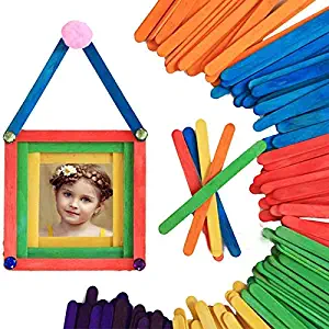 Stick And ClickLight - 50 Pcs Wooden Popsicle Sticks Diy Crafts Ice Cream Making Puzzle Toy Gift Fashion Summer Style - Filters Powered Replacable Devil Hard Long Cable Swivel Cleaners Mo