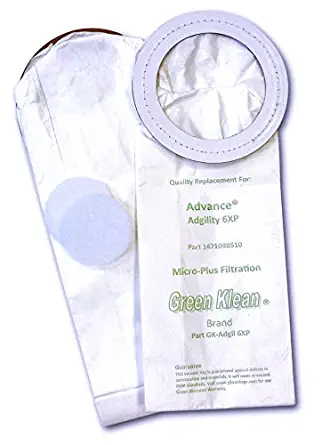 Green Klean GK-Adgil6XP Replacement Vacuum Bags (Pack of 100)