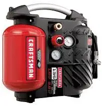Best Craftsman 33 Gal. Air Compressor 6 Hp. Horizontal Tank