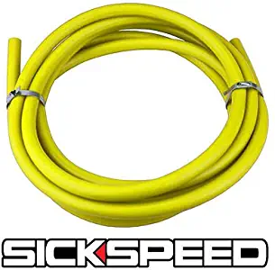 3 Meters Yellow Silicone Hose For High Temp Vacuum Engine Bay Dress Up 8Mm P5 for Audi A4