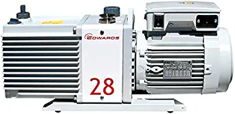 Across International E2M28 Edwards Dual Stage High Capacity Vacuum Pump, 21 cfm, 110/220V, 50/60 Hz