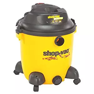 Shop-Vac 9633400 6.5-Peak HP Ultra Pro Series 12-Gallon Wet or Dry Vacuum with Detachable Blower with Tool Storage, Uses Type U Cartridge Filter Type R Foam Sleeve & Type F Filter Bag