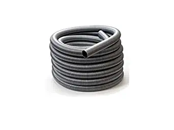 Powr-Flite K1107 Super Heavy-Duty Vacuum Hose, 1-1/2" x 50', Silver/Black