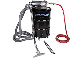 Guardair Pneumatic Vacuum N552BC 55 Gallon Drum Complete Kit with Dual Venturi Head, 2-Inch Hose and Tools