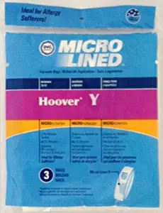 DVC Home Care Products Hoover Y Micro Lined Paper Vacuum Bag, 3-Pack