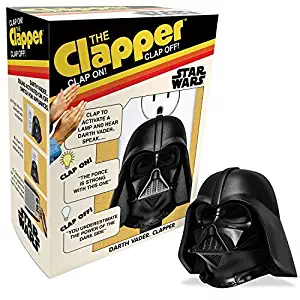 Star Wars Darth Vader Clapper - Talking Darth Vader Clapper, Wireless Sound Activated On/Off Light Switch, Clap Detection, Perfect For Kitchen/Bedroom/TV/Appliances, 120 V Wall Plug, Smart Home